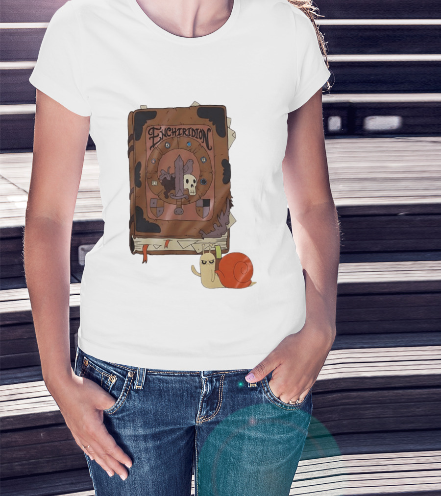 Adventure Time Enchiridion Snail Cartoon Network Book T-Shirt
