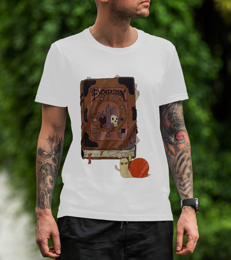 Adventure Time Enchiridion Snail Cartoon Network Book T-Shirt
