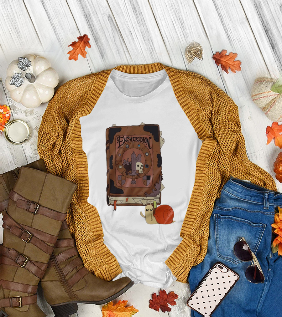Adventure Time Enchiridion Snail Cartoon Network Book T-Shirt