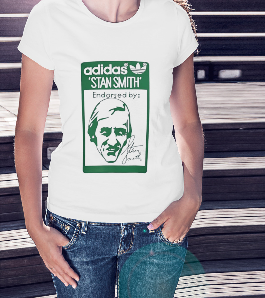 Adidas Stan Smith Endorsed Logo Green T-Shirt