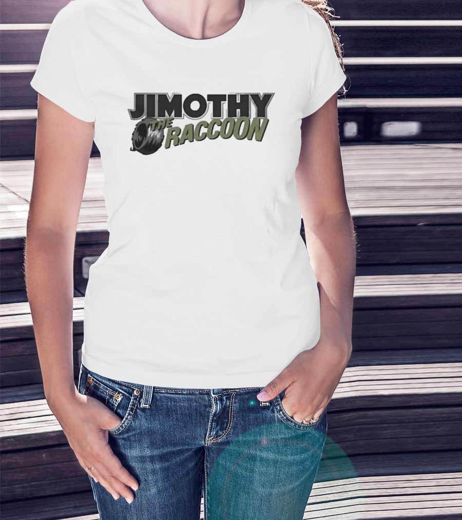 Jimothy The Raccoon Tire T-Shirt