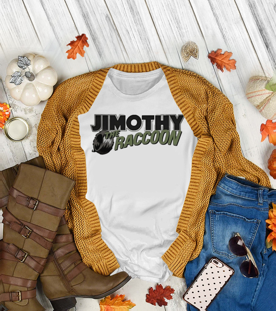 Jimothy The Raccoon Tire T-Shirt