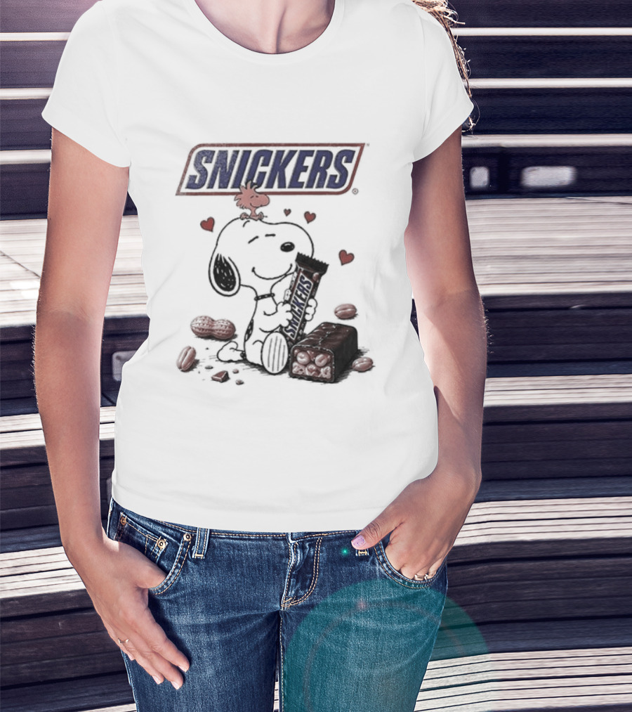Peanuts Snoopy Woodstock Snickers You're Not You When Hungry T-Shirt