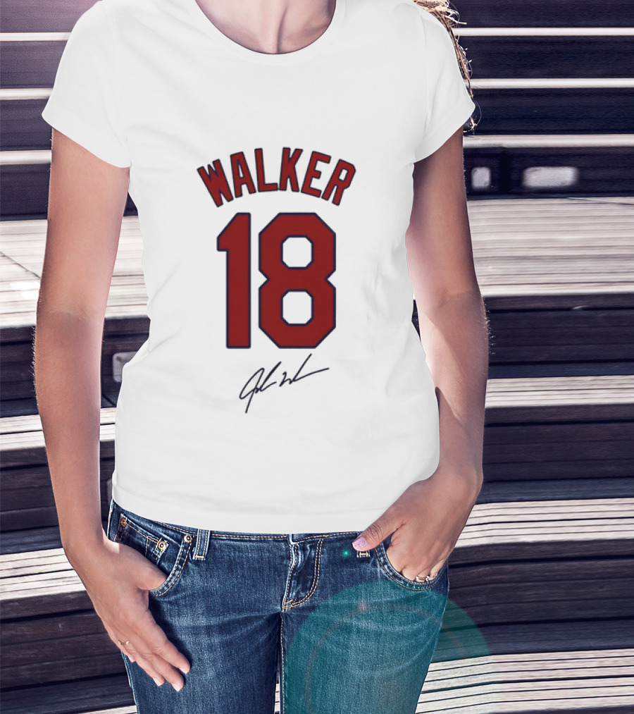 Walker 18 St Louis Cardinals Signature T-Shirt