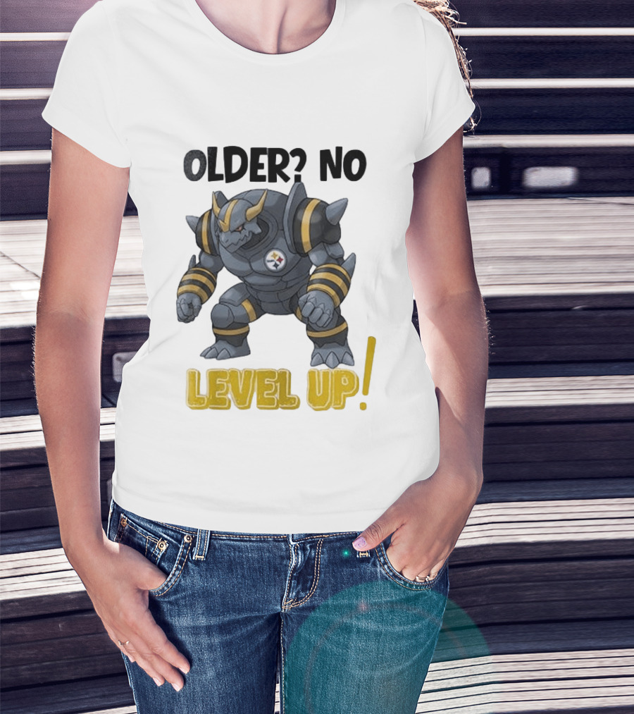 Pittsburgh Steelers X Pokémon 30th Anniversary Older No Level Up T-Shirt