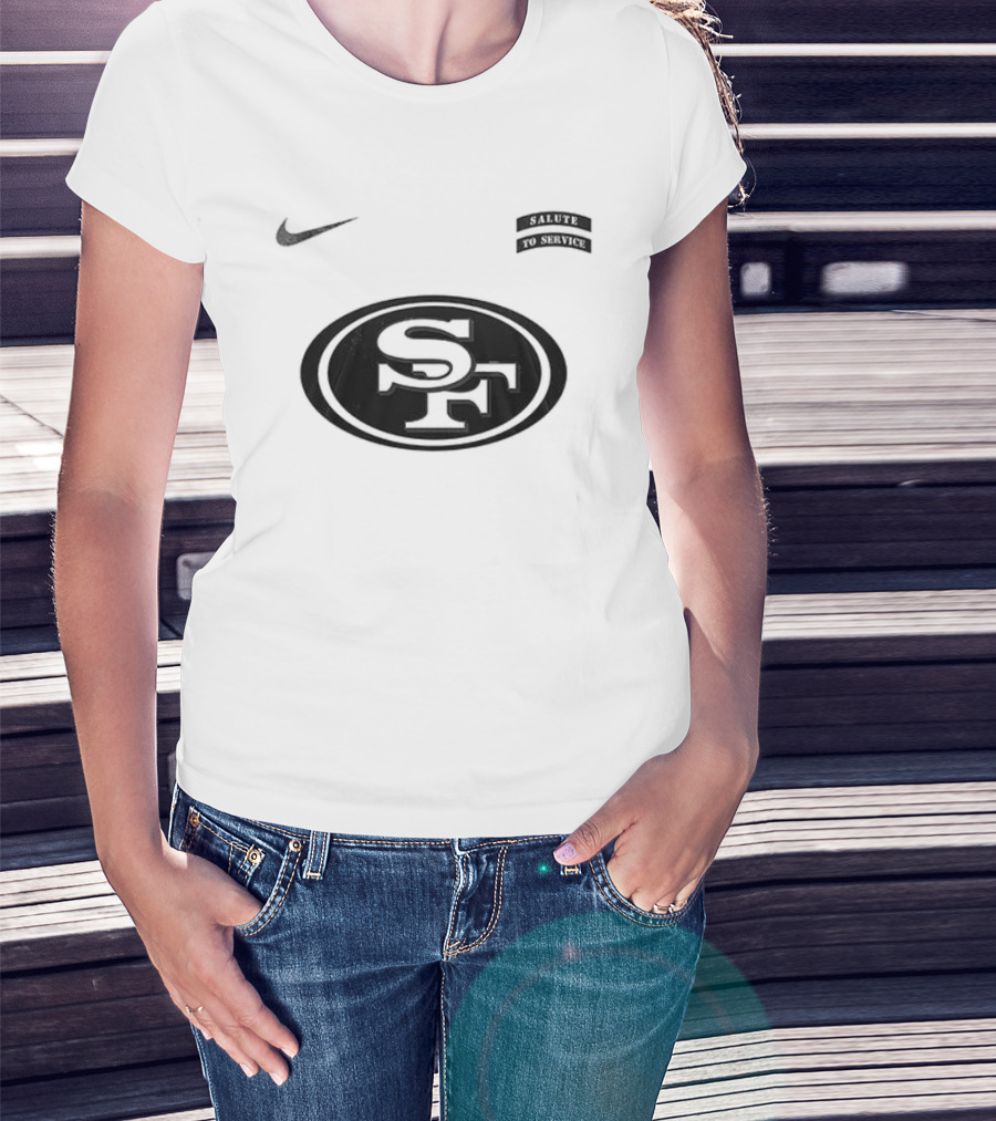 Nike San Francisco 49ers Salute To Service SF T-Shirt