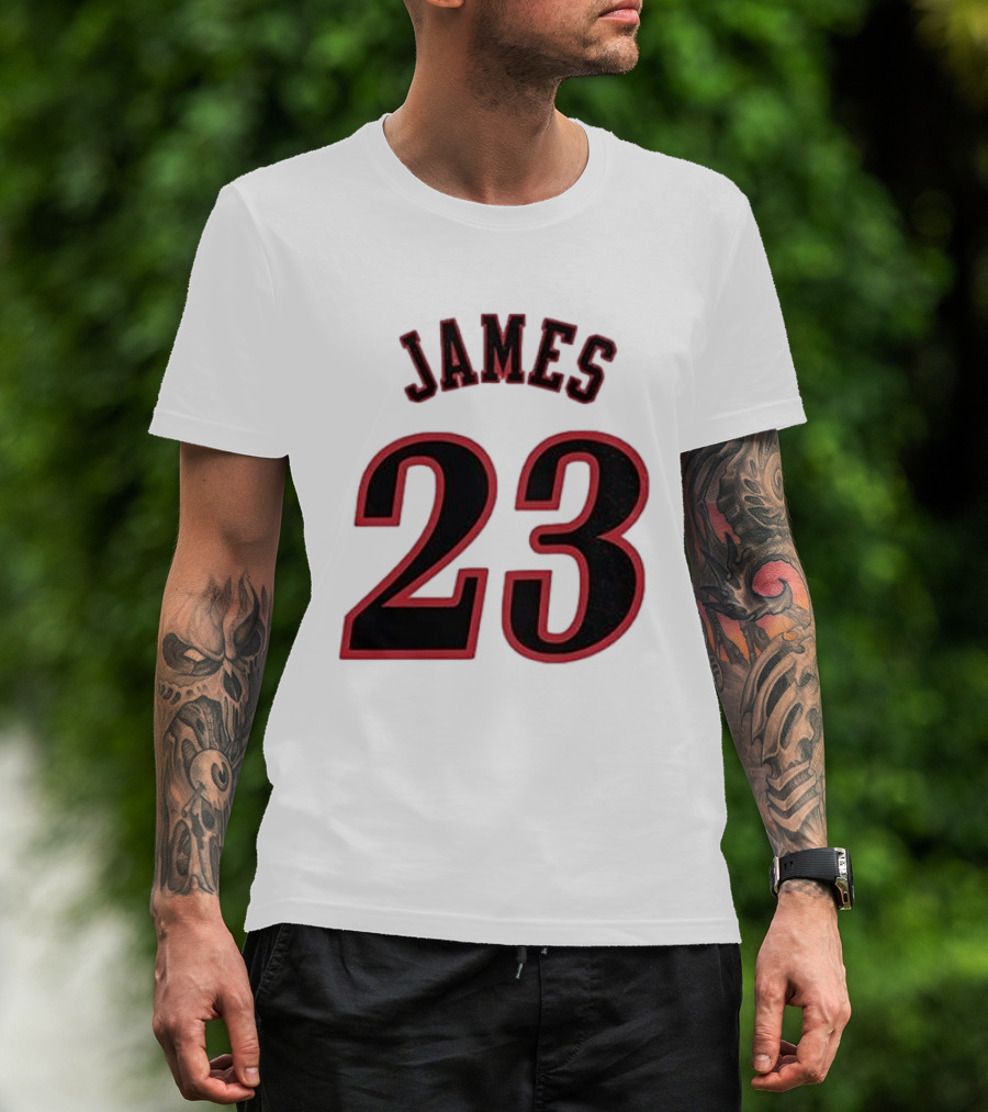 James 23 Sixers Lebron T-Shirt