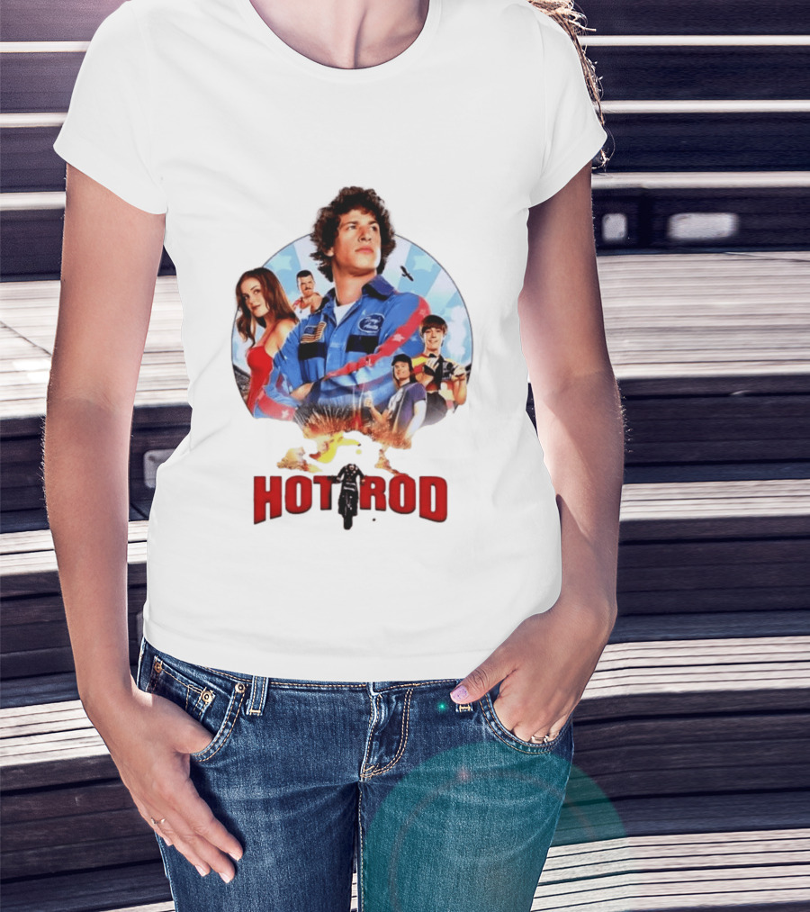 Smack Destiny In The Face Hot Rod Movie Stuntman Comedy Cast T-Shirt