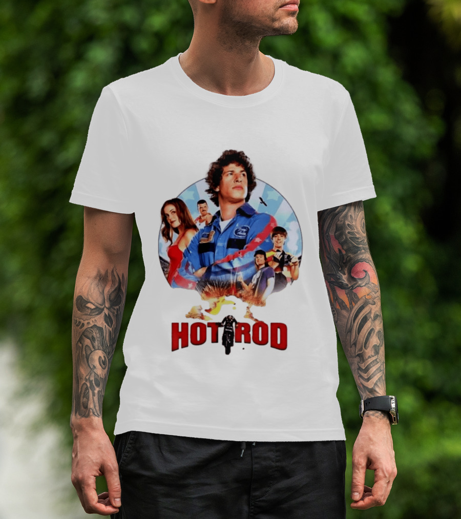 Smack Destiny In The Face Hot Rod Movie Stuntman Comedy Cast T-Shirt