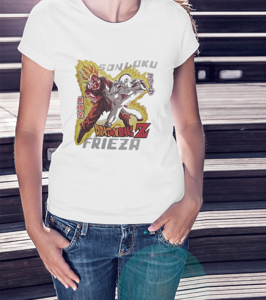 Son Goku Frieza Dragon Ball Z Anime Showdown T-Shirt