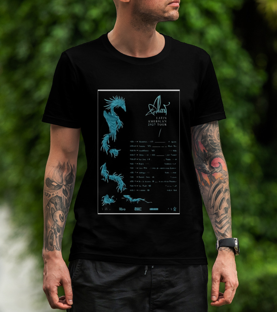 Alcest Latin American Tour 2027 Dates And Locations With Mythical Dragon T-Shirt