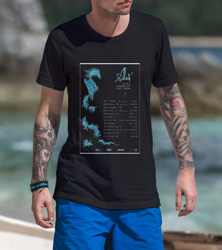Alcest Latin American Tour 2027 Dates And Locations With Mythical Dragon T-Shirt