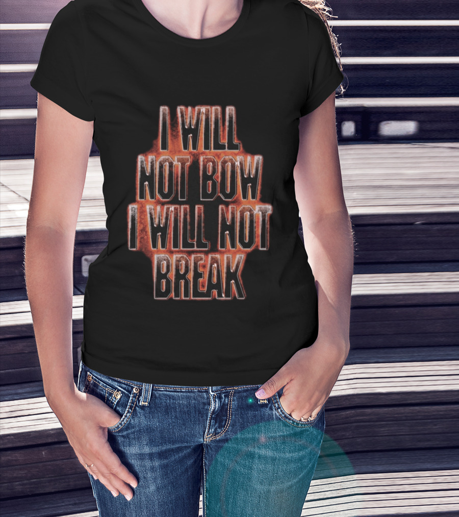 Breaking Benjamin Merchandise I Will Not Bow I Will Not Break T-Shirt