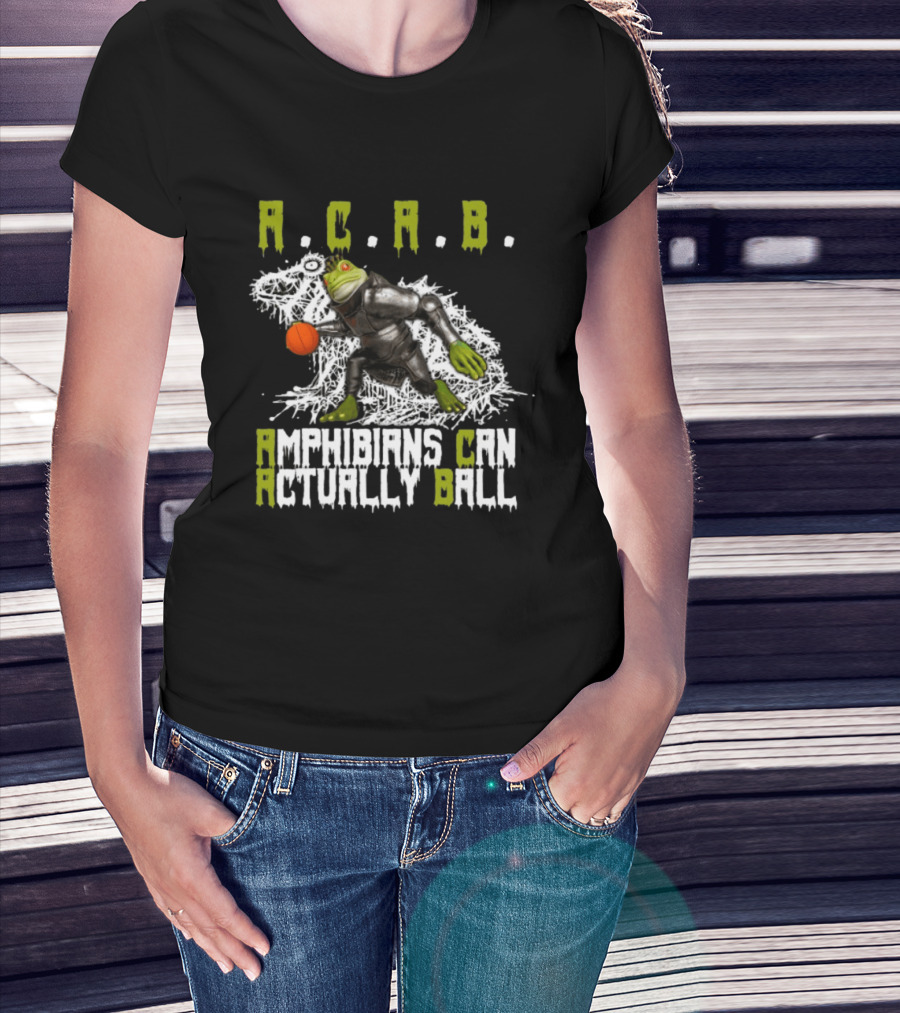 Firehouse 666 Store Acab Amphibians Can Actually Ball Frog Mallet T-Shirt