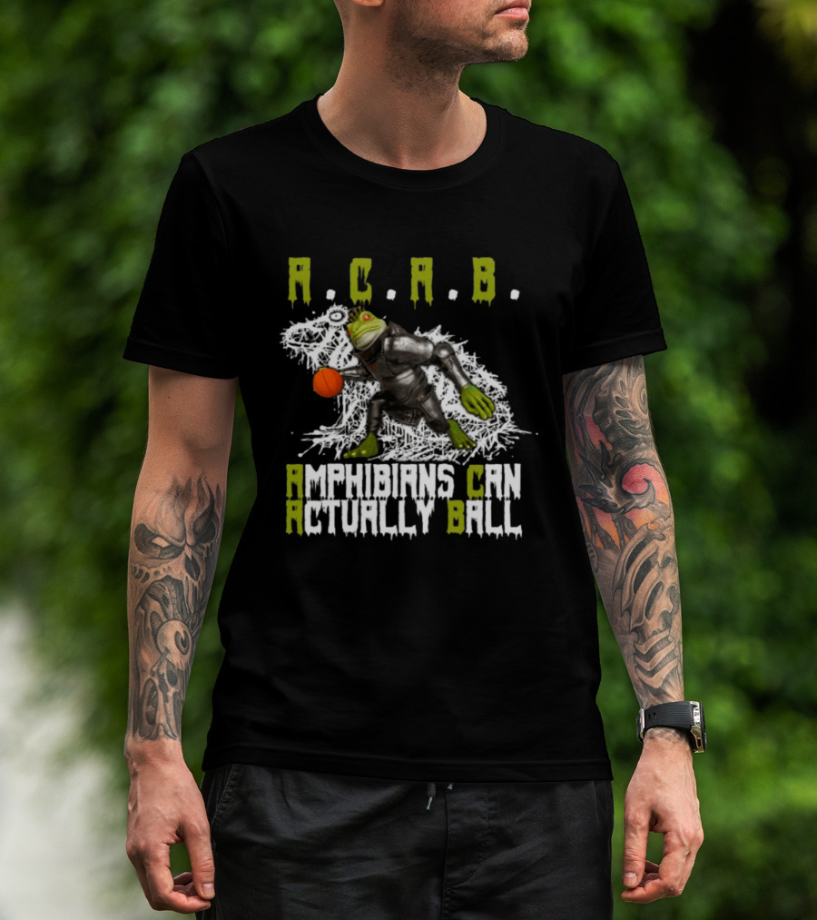 Firehouse 666 Store Acab Amphibians Can Actually Ball Frog Mallet T-Shirt