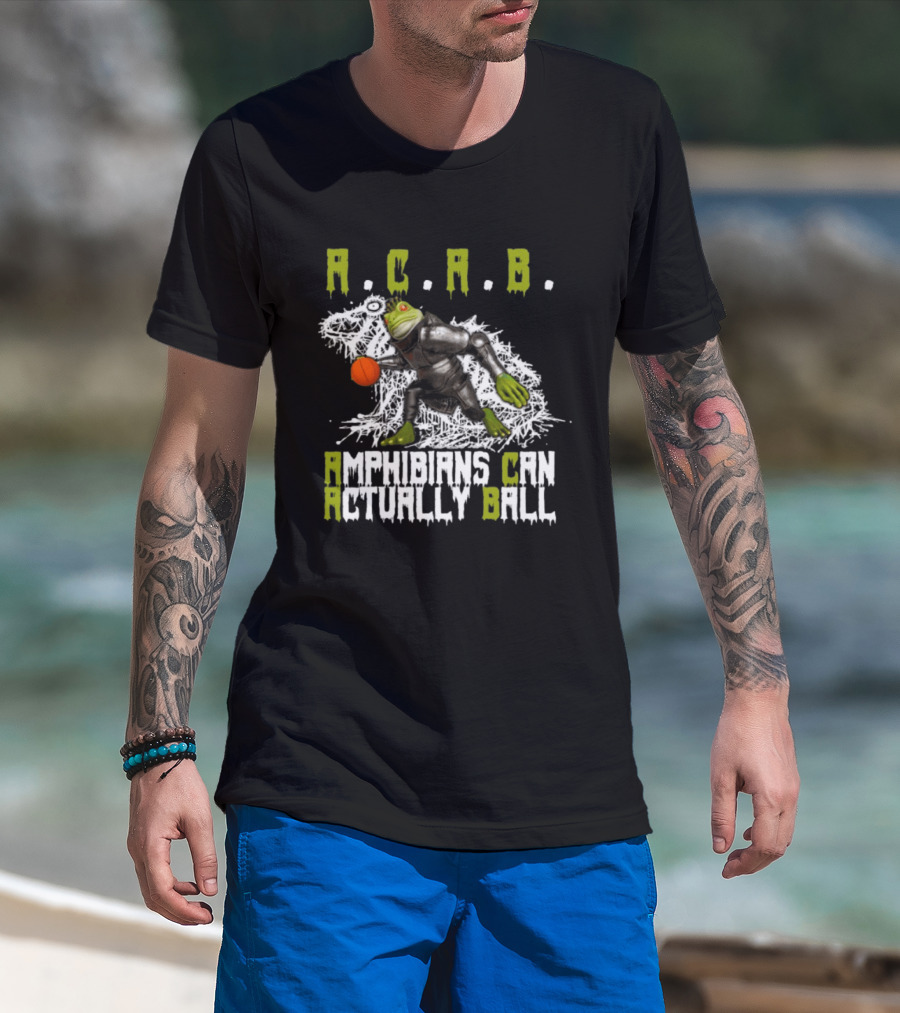 Firehouse 666 Store Acab Amphibians Can Actually Ball Frog Mallet T-Shirt