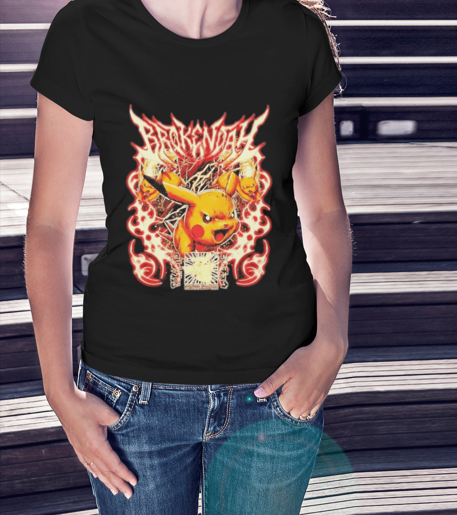 Brokendah High Voltage Pikachu Pokémon Electric Burst T-Shirt