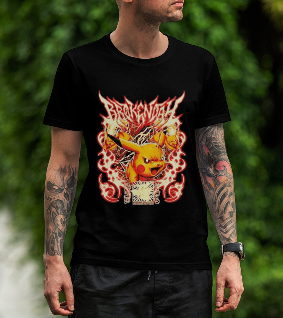 Brokendah High Voltage Pikachu Pokémon Electric Burst T-Shirt