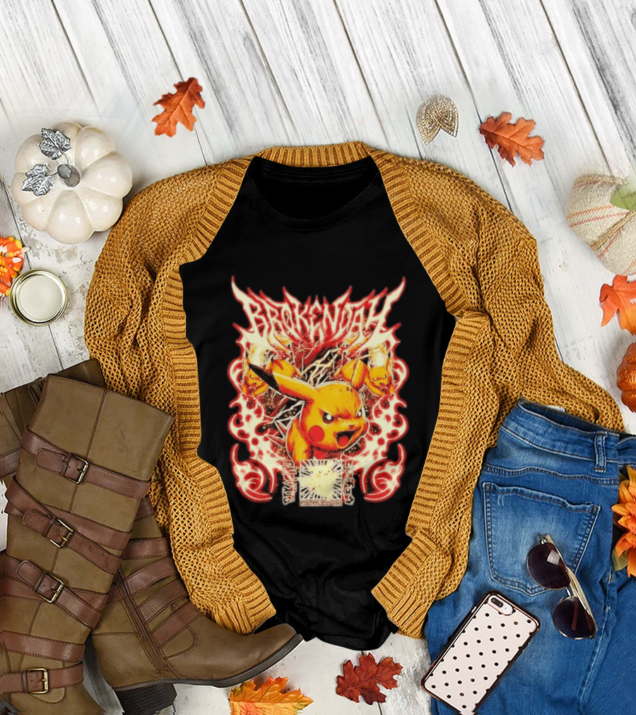 Brokendah High Voltage Pikachu Pokémon Electric Burst T-Shirt