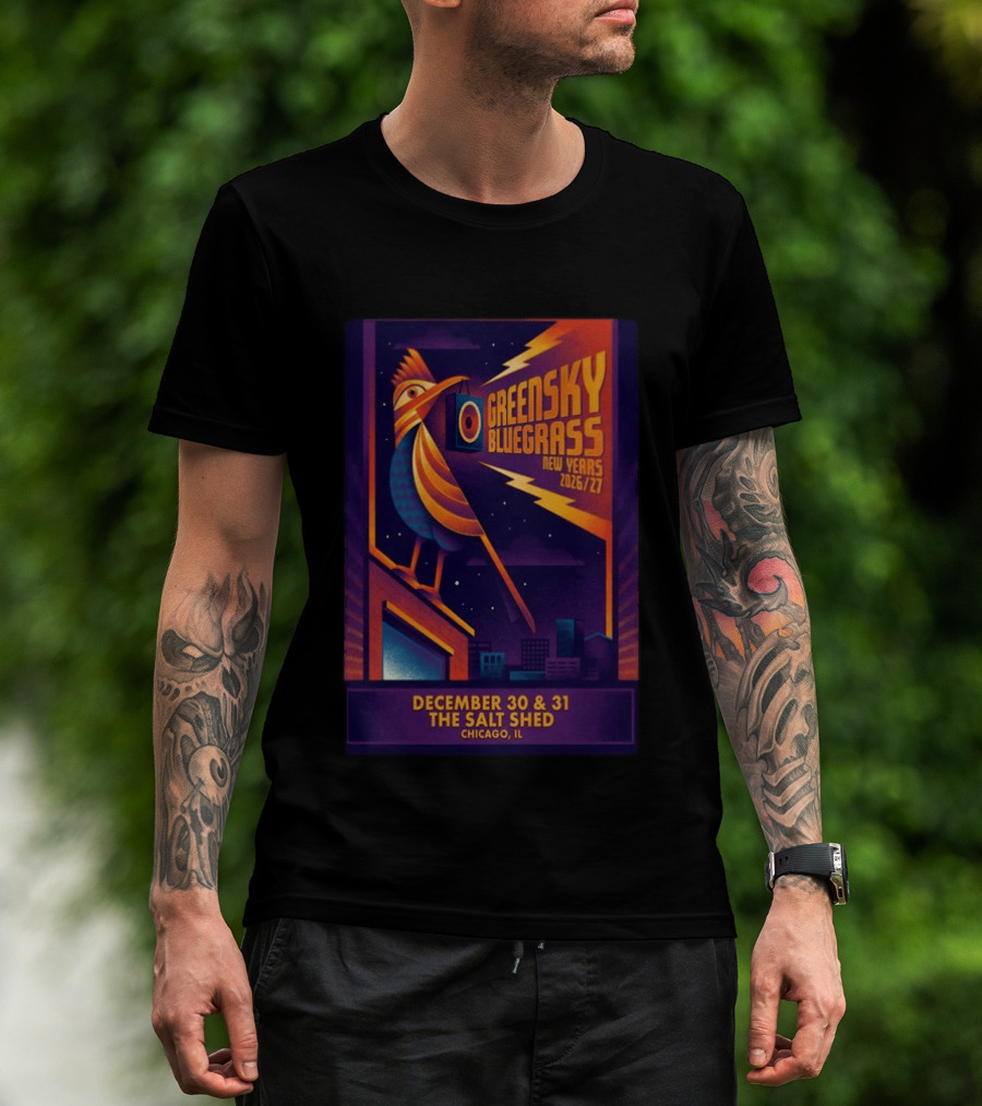 GreenSky Bluegrass New Years 2026/27 December 30 & 31 The Salt Shed Chicago IL T-Shirt