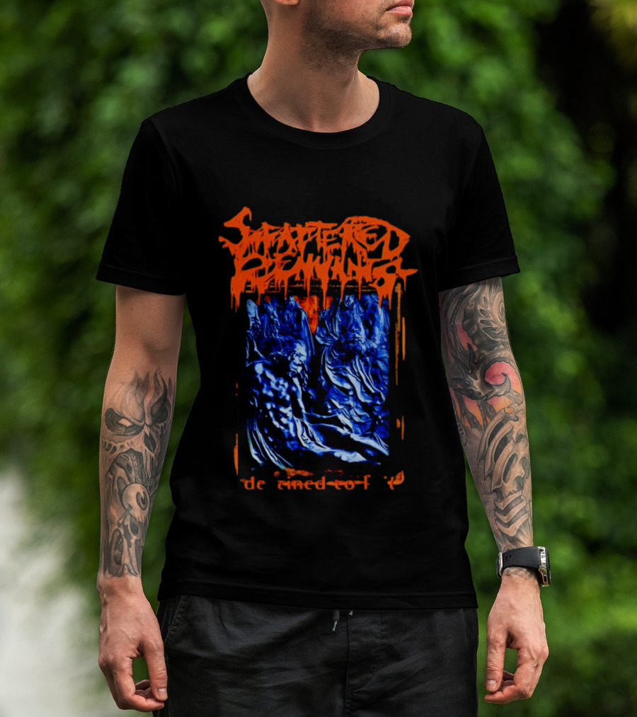 Scattered Remnants Destined To Fail Death Metal Album Cover T-Shirt