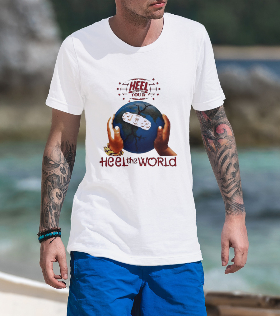 Westside Gunn Heel The World Tour Griselda Bandaged Earth And Hands T-Shirt
