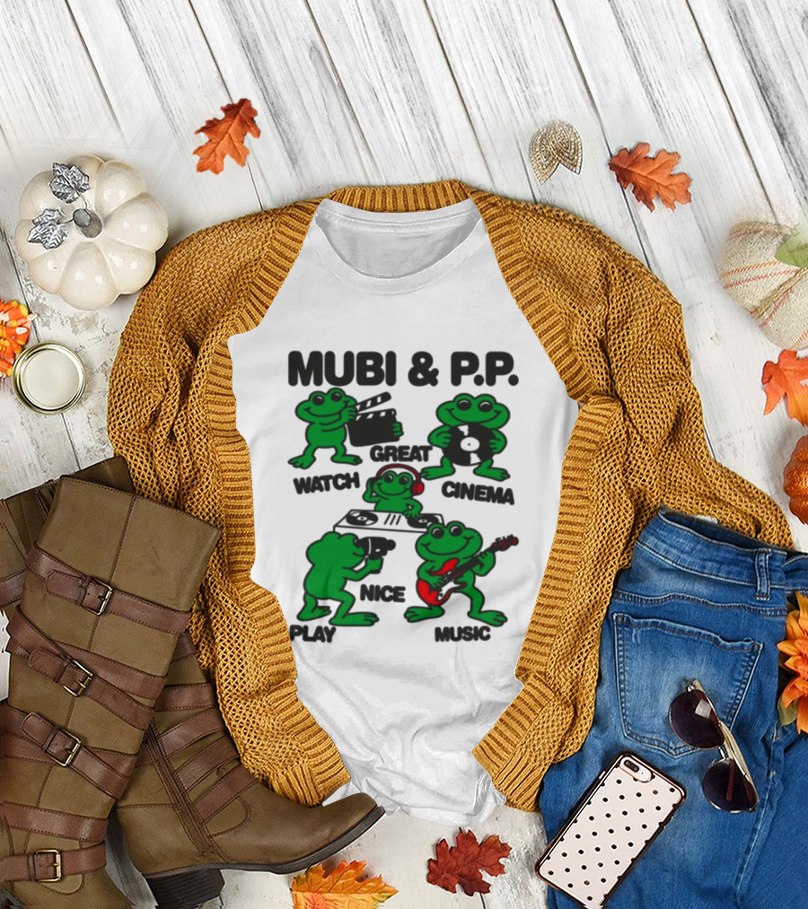 Mubi & P.P. Great Cinema Play Nice Music T-Shirt