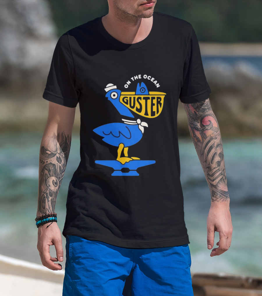Guster On The Ocean 2026 Tour Pelican Sailor T-Shirt