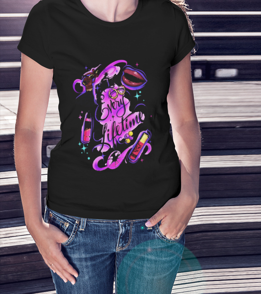 In Every Lifetime Hustle Lip Glo Airbrush T-Shirt