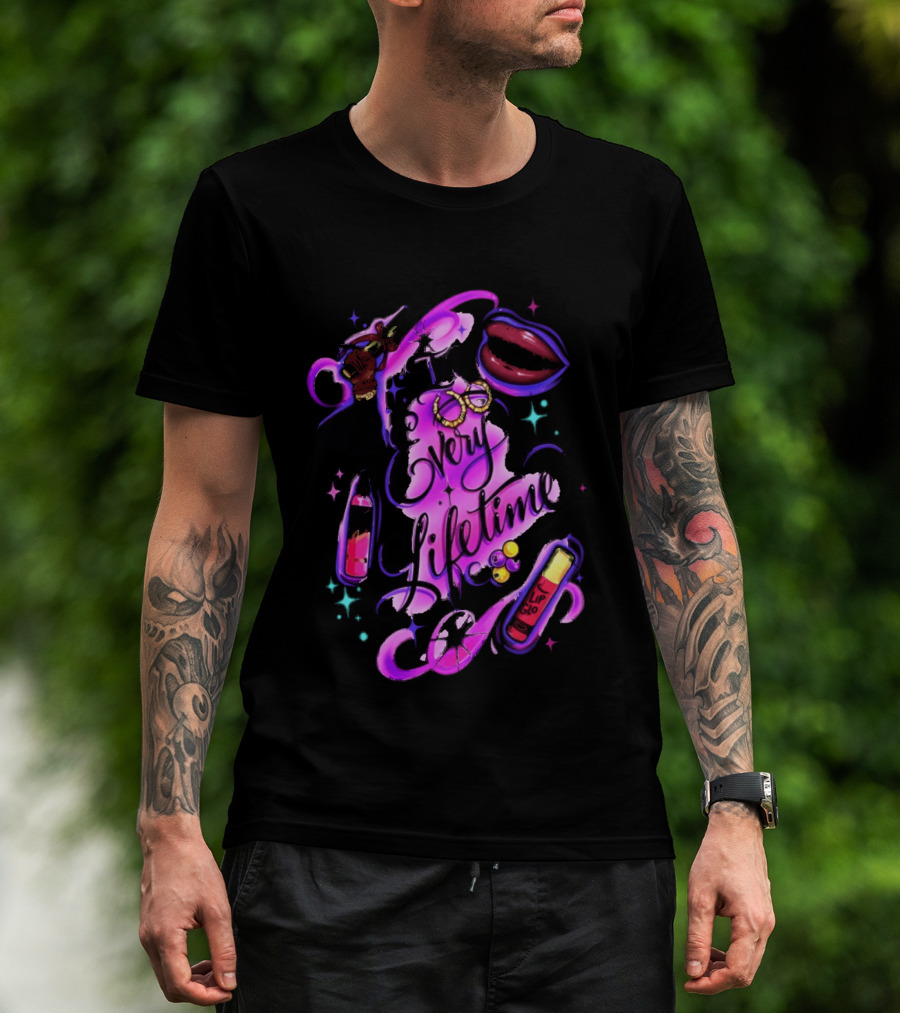 In Every Lifetime Hustle Lip Glo Airbrush T-Shirt