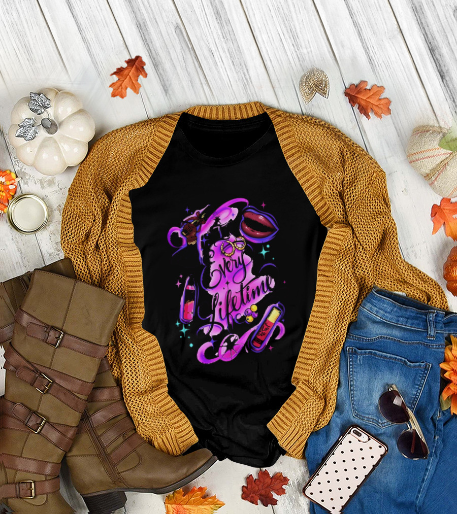In Every Lifetime Hustle Lip Glo Airbrush T-Shirt