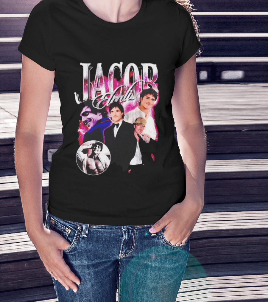 Jacob Elordi Collage Joker Suit Hat Aesthetic T-Shirt