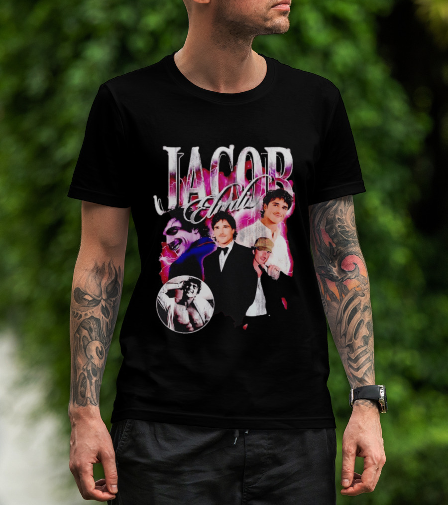Jacob Elordi Collage Joker Suit Hat Aesthetic T-Shirt