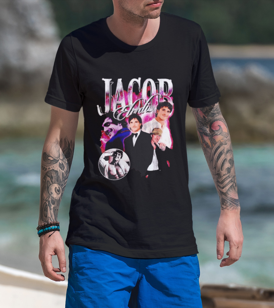 Jacob Elordi Collage Joker Suit Hat Aesthetic T-Shirt