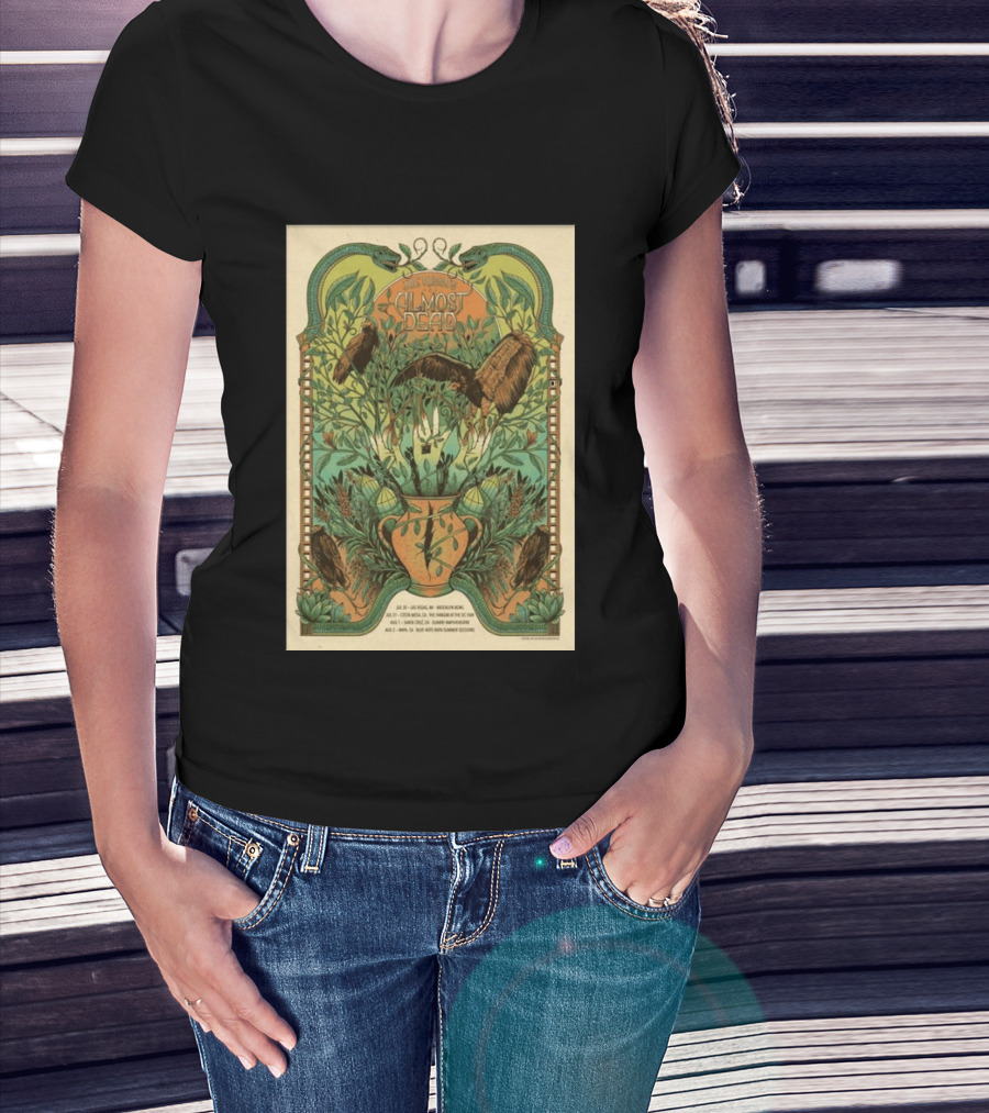 Joe Russo's Almost Dead 2026 Summer Tour Las Vegas Asheville Santa Cruz Denver T-Shirt