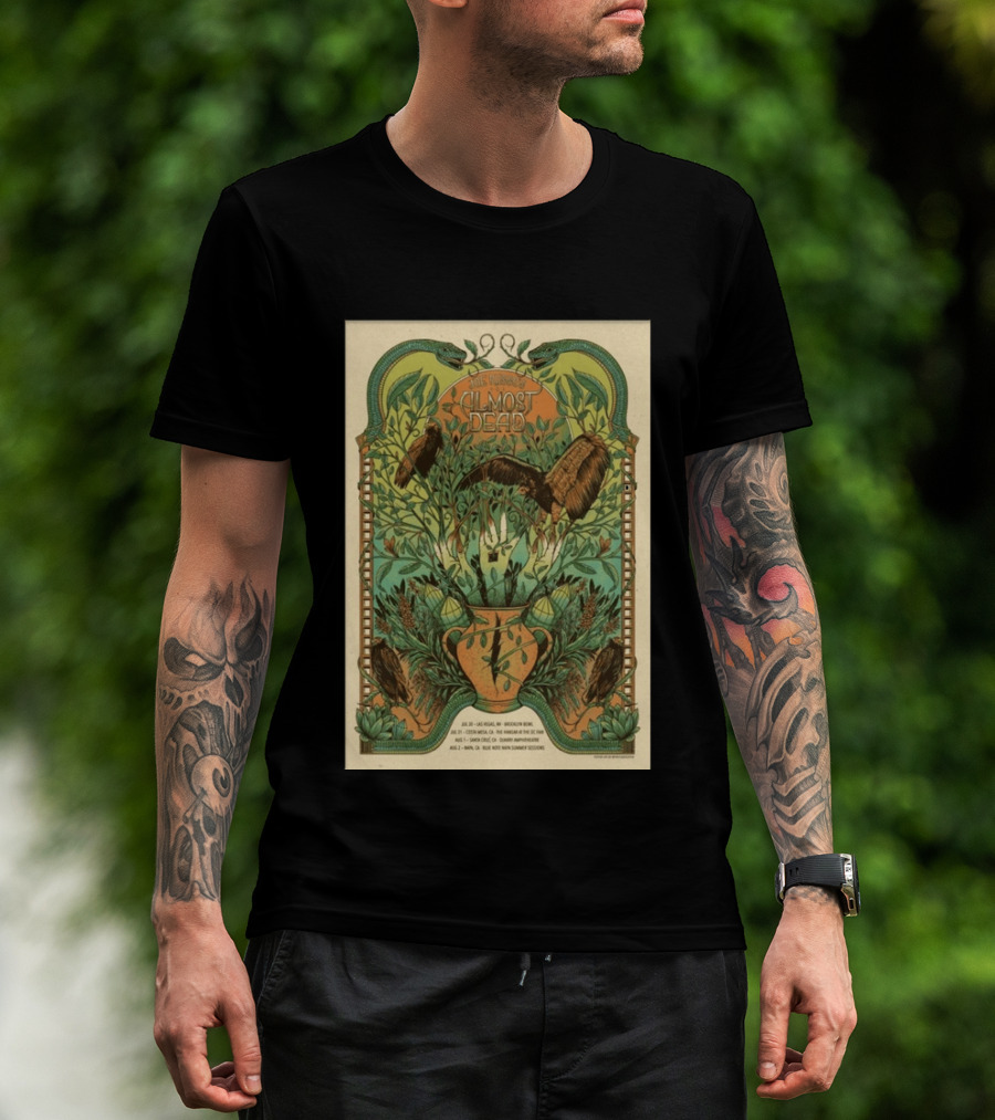 Joe Russo's Almost Dead 2026 Summer Tour Las Vegas Asheville Santa Cruz Denver T-Shirt