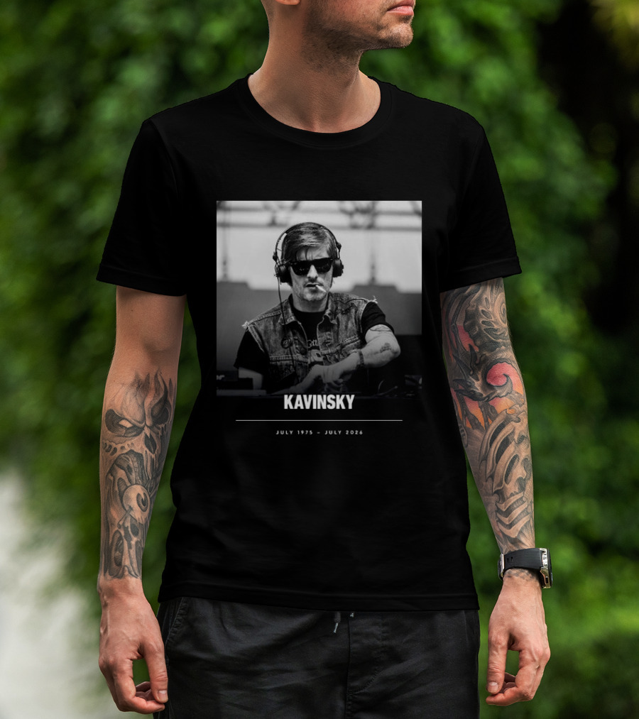 Kavinsky July 1975 July 2026 Retro DJ T-Shirt