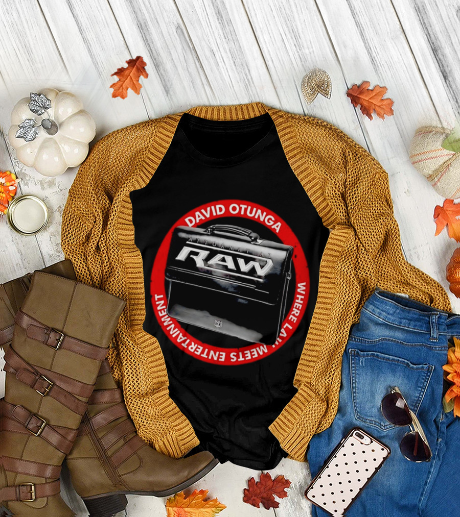 David Otunga Raw Attorney Briefcase Where Law Meets Entertainment T-Shirt