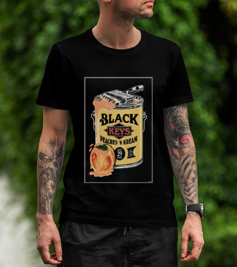 The Black Keys Peaches 'N Kream July 29 2026 St. Augustine Florida T-Shirt