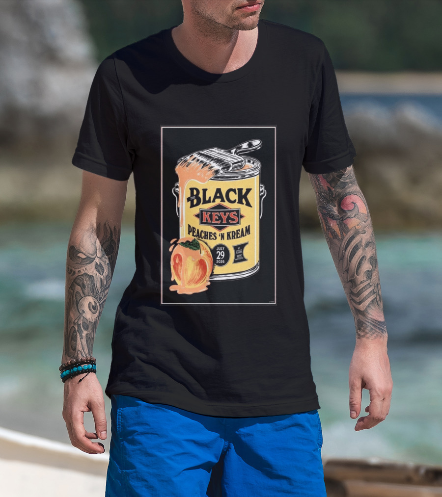 The Black Keys Peaches 'N Kream July 29 2026 St. Augustine Florida T-Shirt