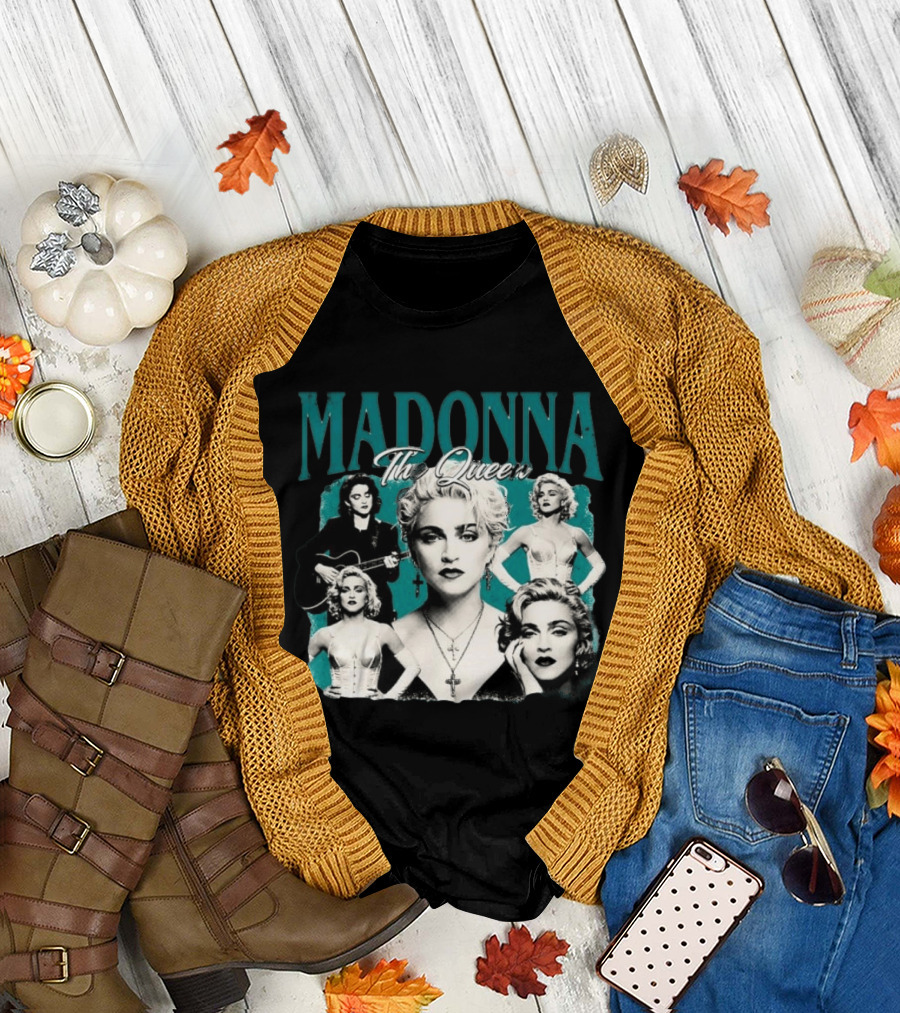Madonna The Queen Iconic 90s Music Legend T-Shirt