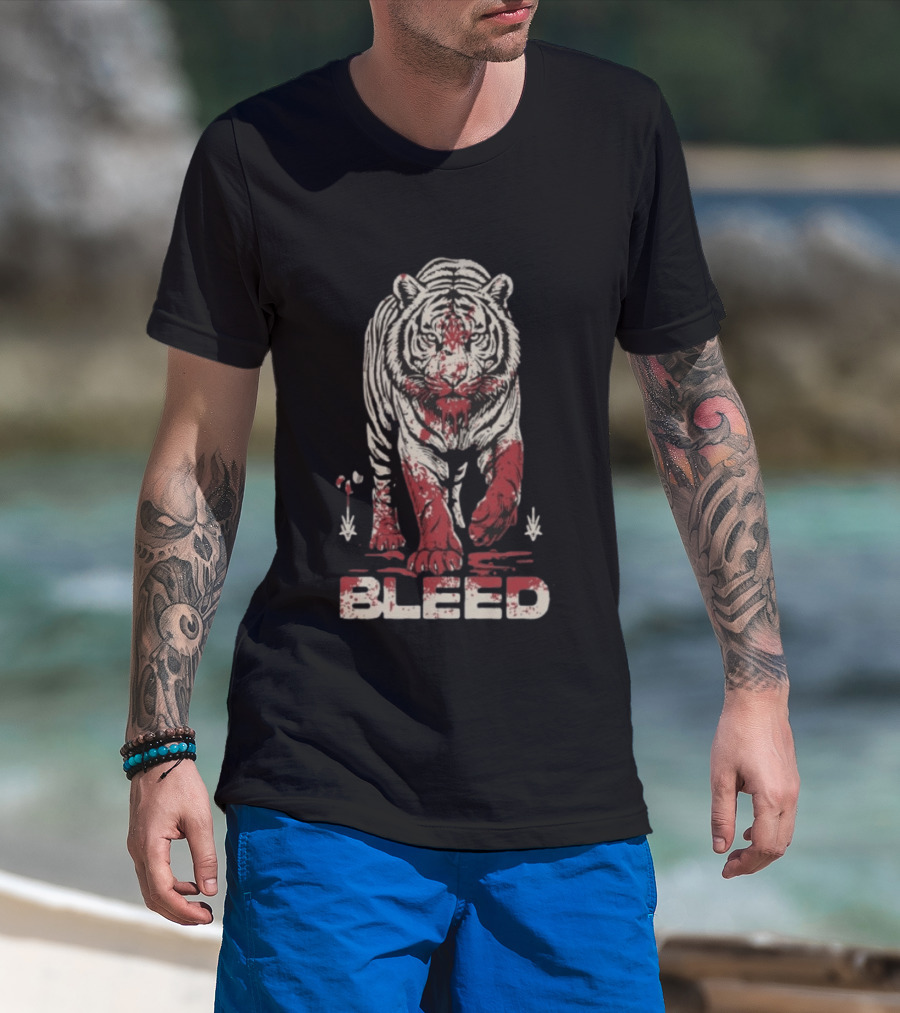 Milestone Store The Amity Affliction White Tiger Blood Bleed T-Shirt