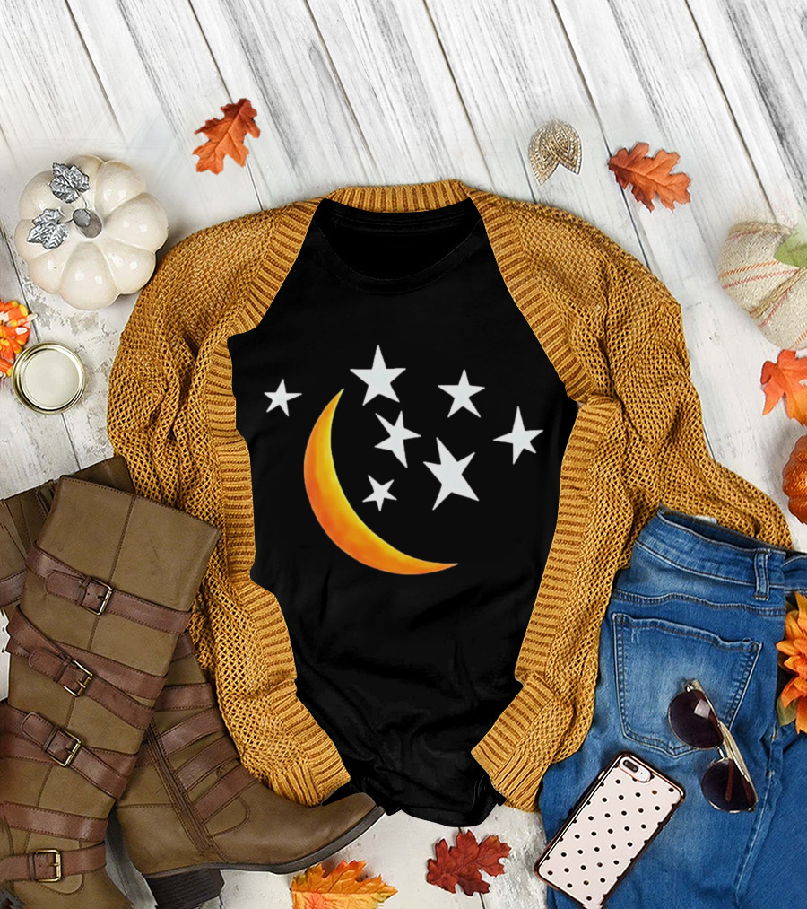 Netflix Here The Whole Time Stars And Moon Miguel Lallo Felipe T-Shirt