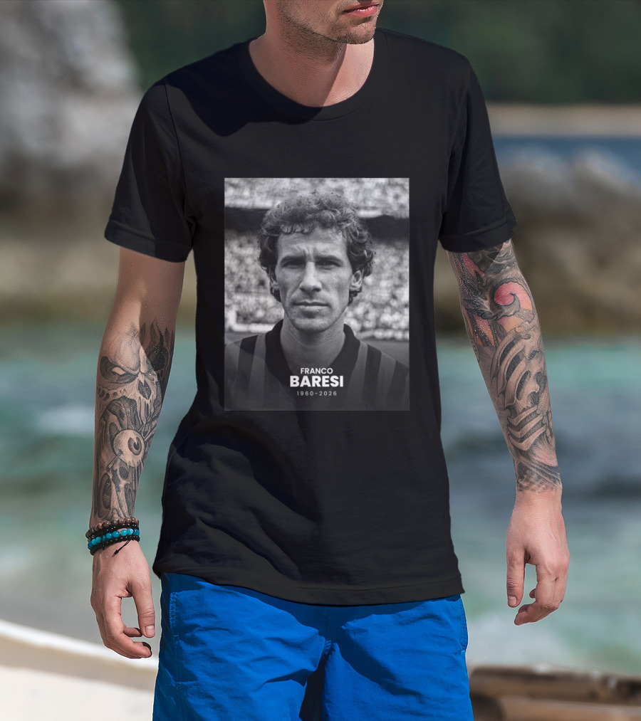 Franco Baresi 1960 2026 Football Legend T-Shirt