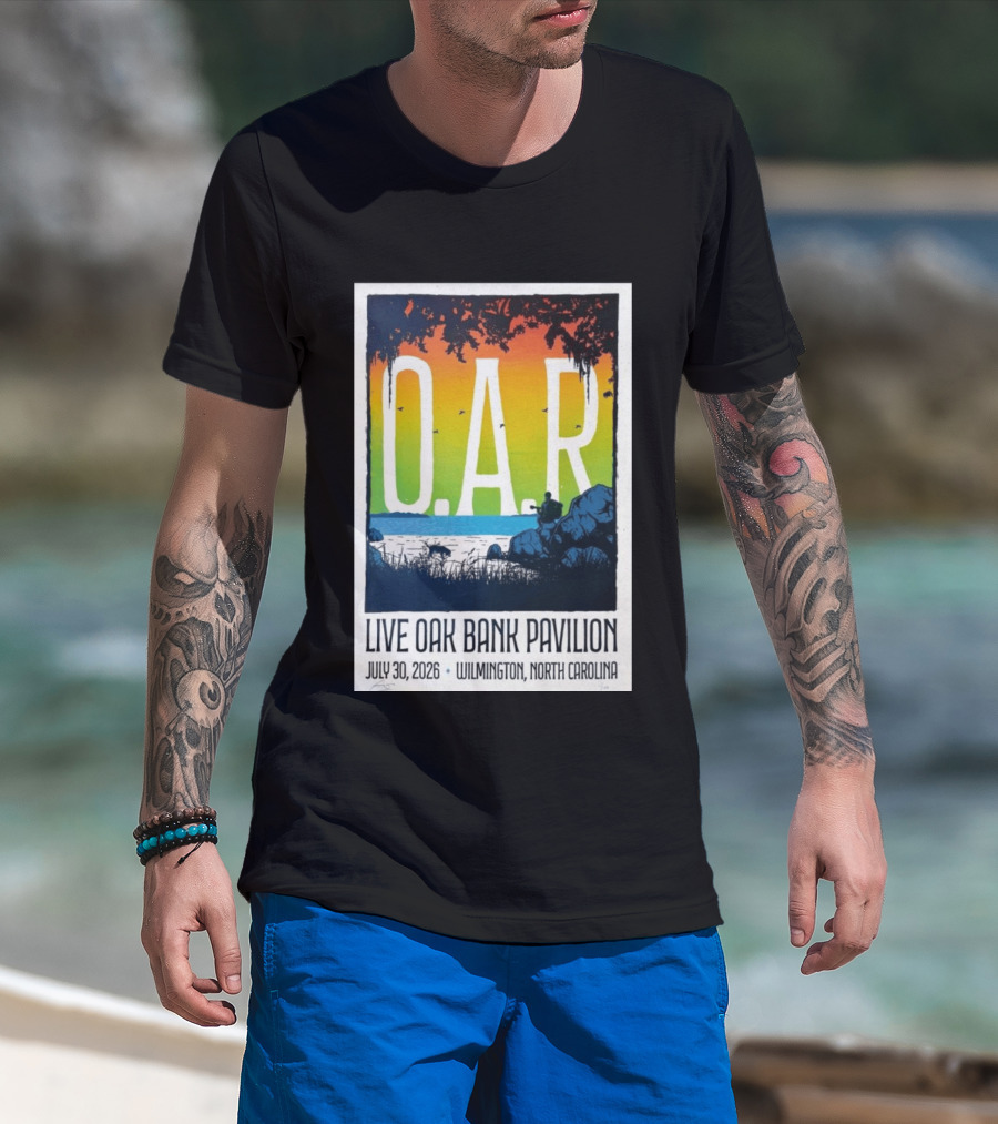 O.A.R. Live Oak Bank Pavilion July 30 2026 Wilmington North Carolina T-Shirt