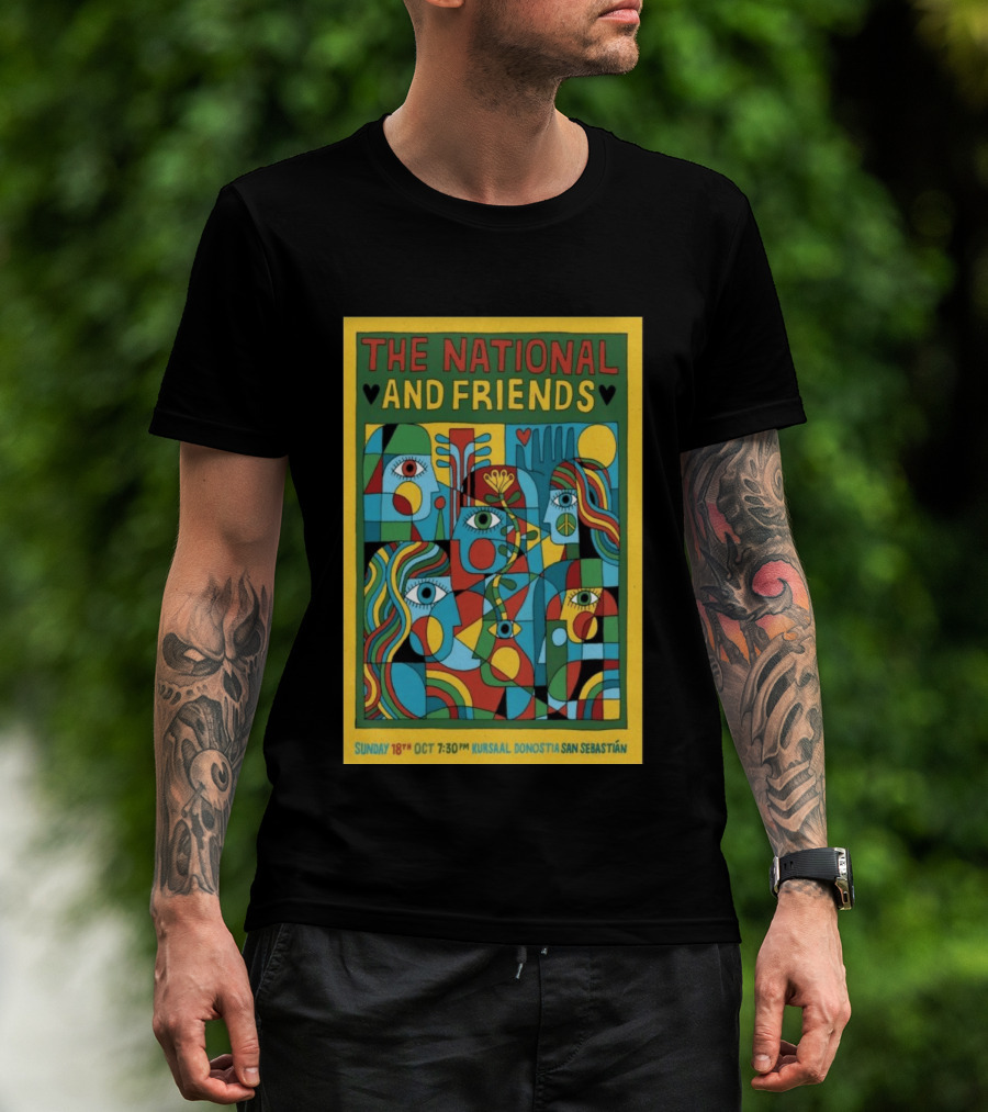 The National And Friends San Sebastián Concert October 18 Kursaal Donostia T-Shirt