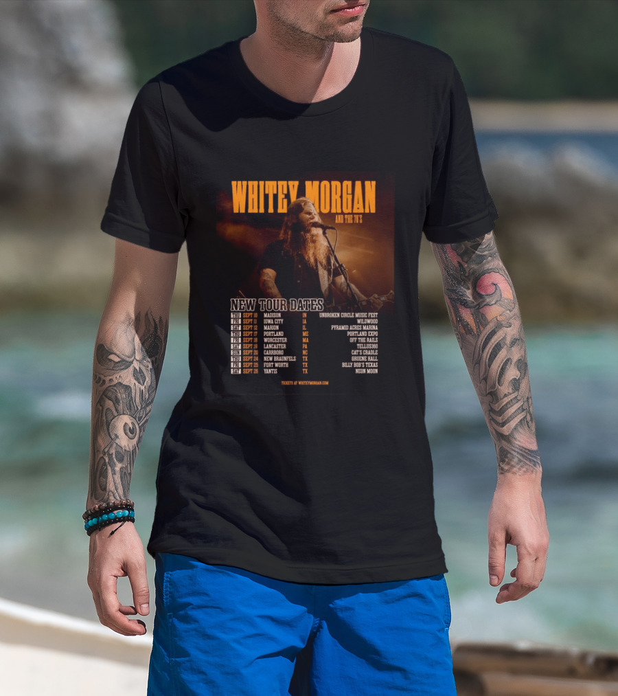 Whitey Morgan And The 78's New Tour Dates 2026 Concert Schedule T-Shirt