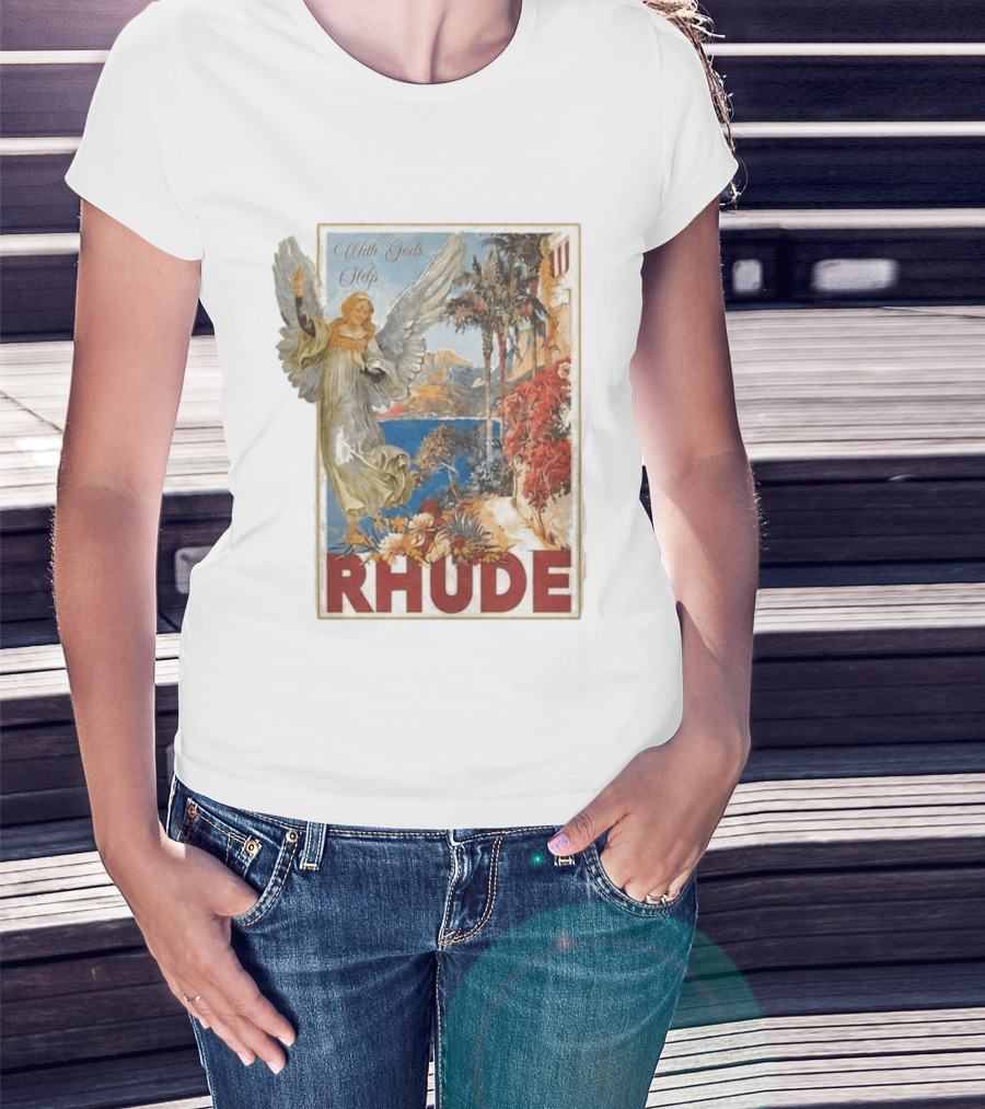 2 Chainz Rhude With Gods Help Angel Scenic Landscape T-Shirt