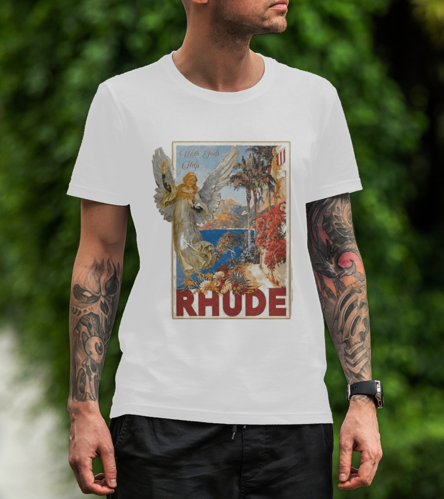 2 Chainz Rhude With Gods Help Angel Scenic Landscape T-Shirt