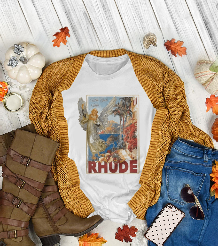 2 Chainz Rhude With Gods Help Angel Scenic Landscape T-Shirt